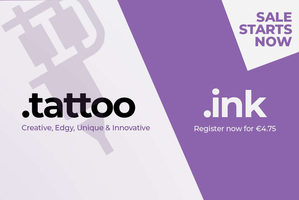 .tattoo and .ink domain names